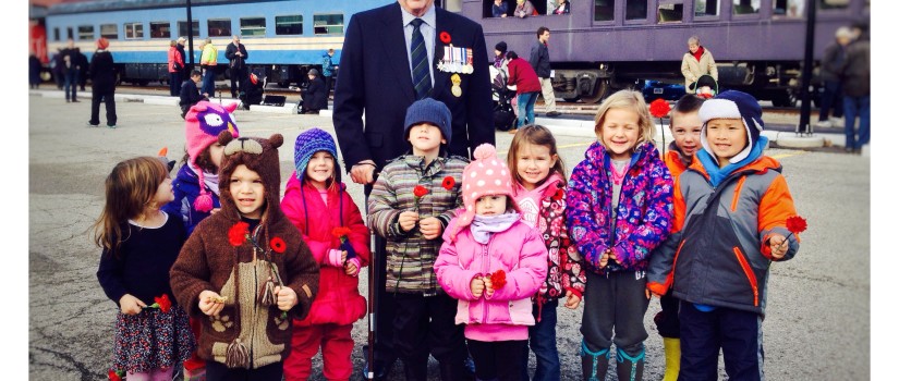 Parenting Through Crisis Some young peace leaders showing their gratitude on Remembrance Day in Waterloo