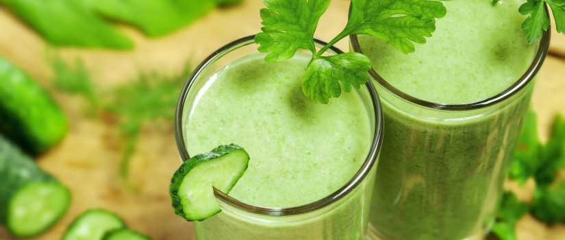 Green Smoothies Healthy drink, vegetable juice, studio shot