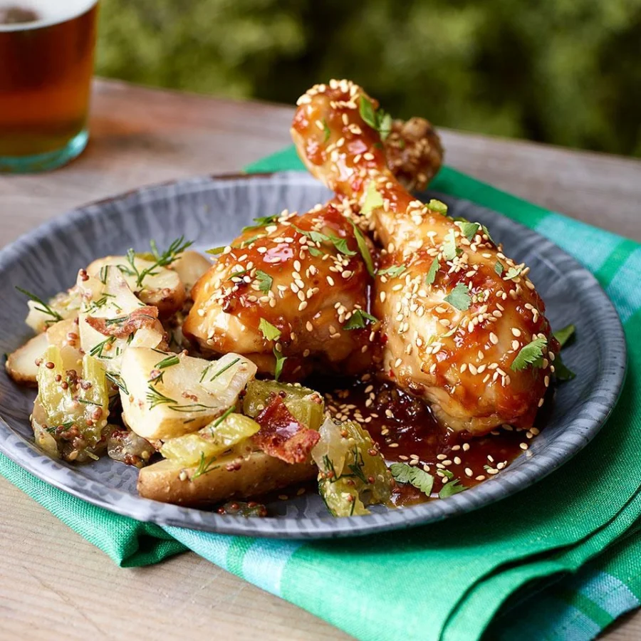 Slow-Cooker Honey-Orange Chicken Drumsticks