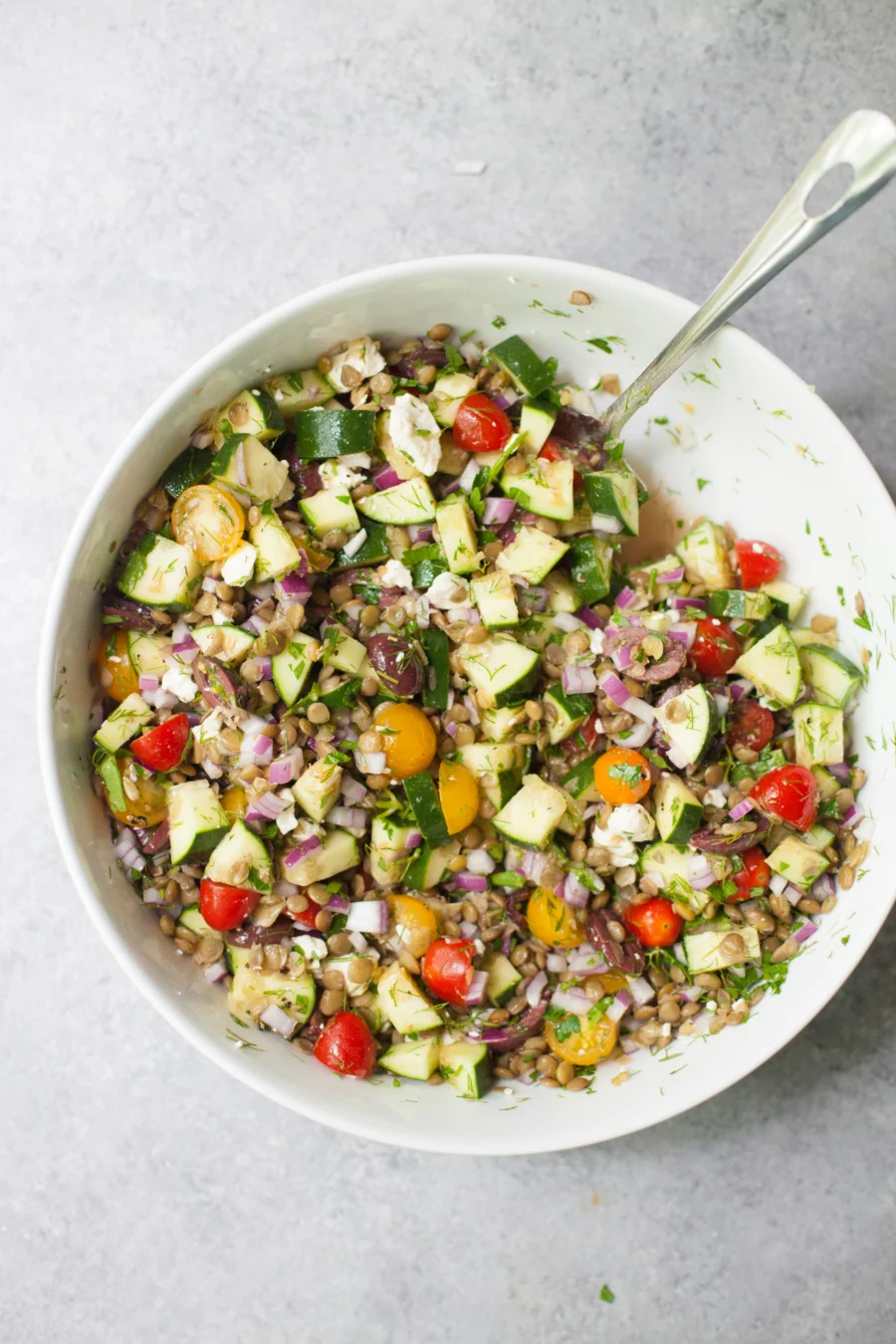 Mediterranean Lentil Salad