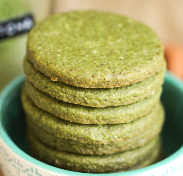 Health Matcha Green Tea Almond Shortbread Cookies Vibrant Living
