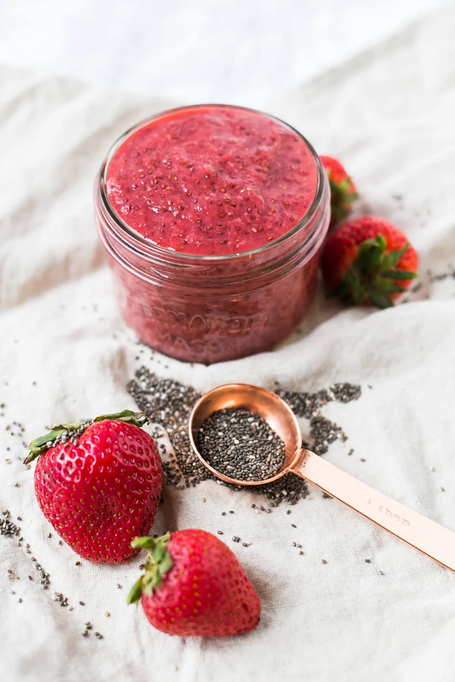 Fresh Strawberry Chia Jam