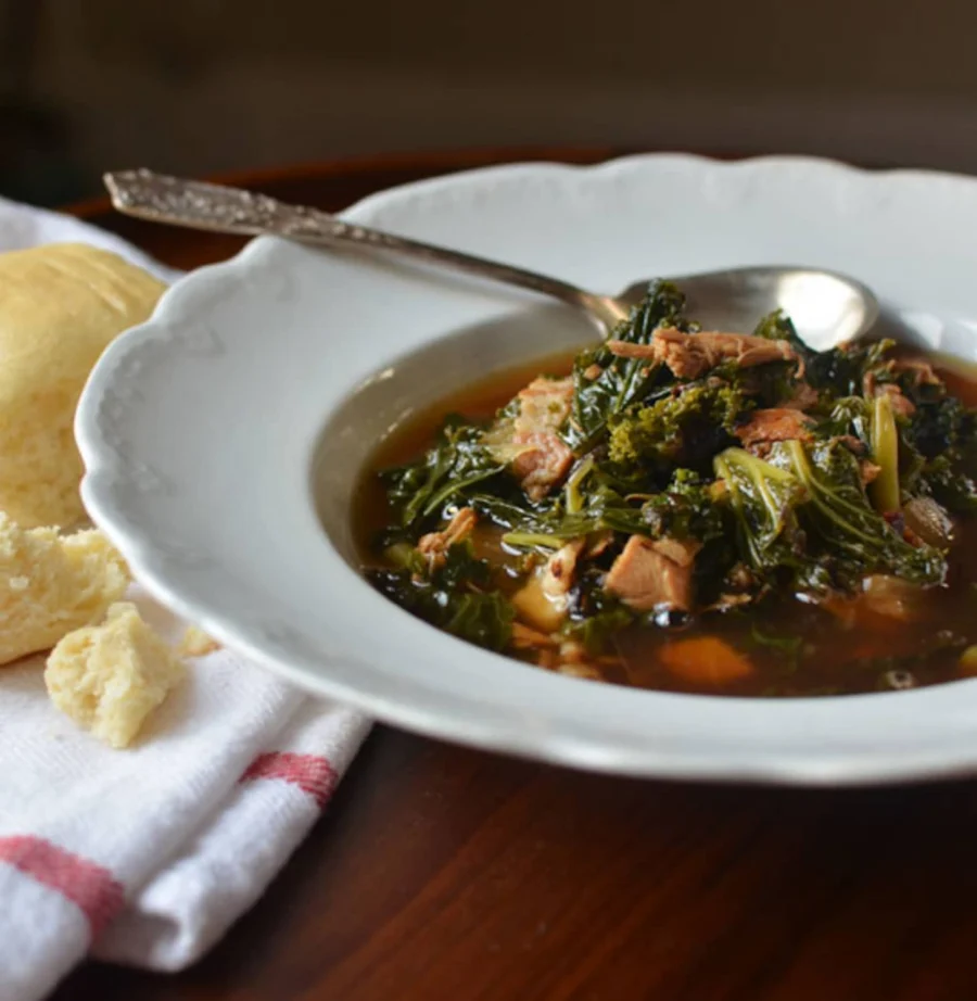 Bacon, Kale, & Turkey Stew