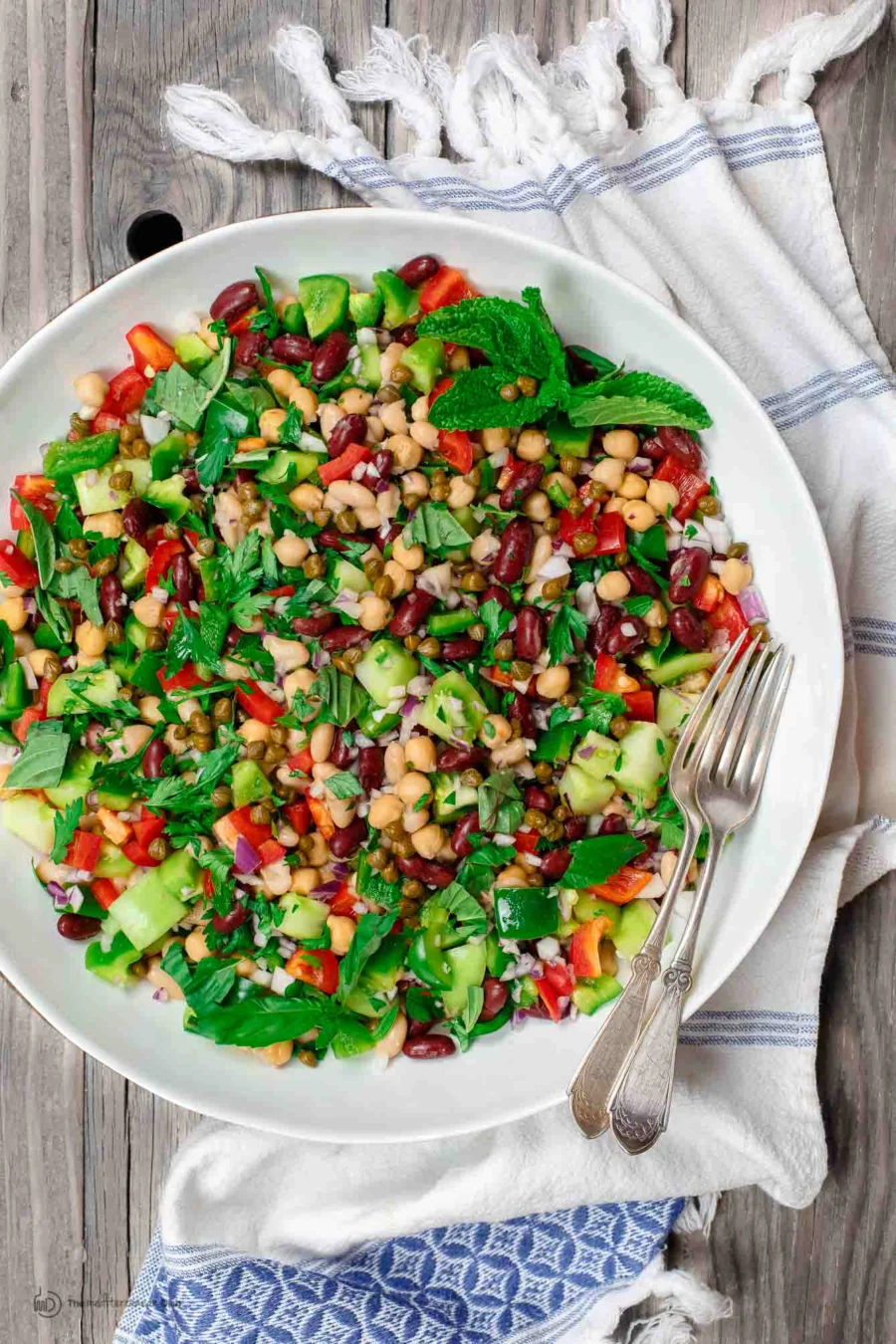 Mediterranean Three Bean salad