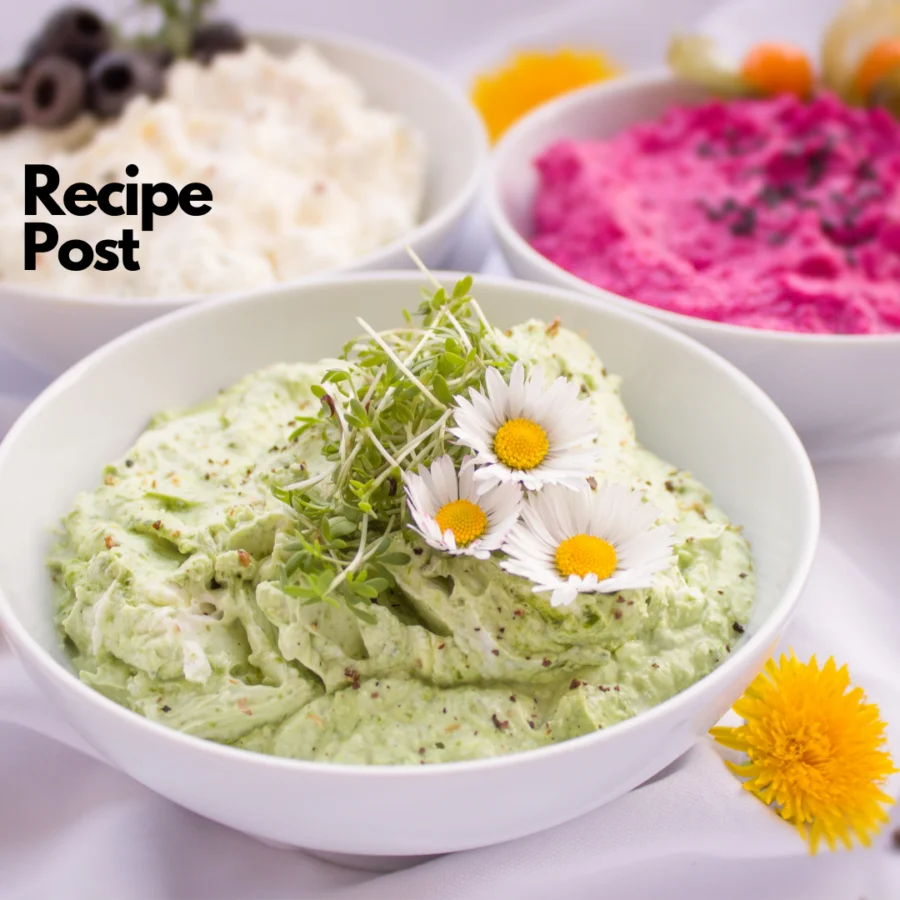 Roasted Kale Dip with Avocado